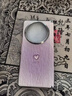 適用vivoxfold5殼防摔小羊皮漸變暈染360旋轉支架愛(ài)心簡(jiǎn)約保護套 【愛(ài)心粉】親膚小羊皮中軸保護 華為Mate X5典藏版 曬單實(shí)拍圖
