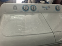 海爾（Haier）雙桶洗衣機(jī)半自動(dòng) 家用大件洗 12公斤大容量 一級(jí)能效省水電 以舊換新 雙缸 原廠品質(zhì)XPB120-81D2 曬單實(shí)拍圖