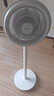 美的（Midea）【暴風(fēng)循環(huán)】空氣循環(huán)扇大風(fēng)量搖頭電風(fēng)扇家用臺(tái)式落地扇輕音臥室節(jié)能小風(fēng)扇柔風(fēng)輕羽扇 FGA24TQ 曬單實(shí)拍圖