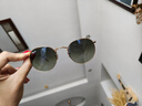 雷朋（RayBan）雷朋男女款眼鏡圓形復(fù)古潮流時(shí)尚綠色鏡片高級(jí)戶外太陽(yáng)鏡0RB3447 曬單實(shí)拍圖