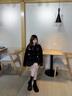 卓詩(shī)尼黑色樂(lè )福鞋女2025新款秋季法式單鞋不累腳厚底小皮鞋英倫風(fēng) 黑色 【四季款】 37 曬單實(shí)拍圖