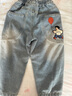 瑪米瑪卡（MOMOCO）男童牛仔褲2026春兒童褲子童裝潮流時(shí)尚牛仔褲 11藍色   110    曬單實(shí)拍圖