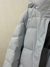 鴨鴨（YAYA）蓄熱短款羽絨服女2025年冬季新款時(shí)尚休閑寬松加厚保暖小個(gè)子外套 冰川藍 M (建議110-125斤) 曬單實(shí)拍圖