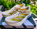 阿迪達(dá)斯 （adidas）男 跑步系列 ADIZERO BOSTON 13 M 跑步鞋 JS4947 粉白/金  42 曬單實(shí)拍圖