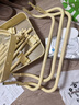 自然屋多巴胺手推車ins儲(chǔ)物架臥室化妝品收納架卡通可愛零食置物架帶輪 復(fù)古奶油黃【三層 帶萬向輪】 曬單實(shí)拍圖