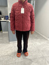 緹米媗小個(gè)子媽媽秋冬輕薄羽絨服外套中老年女大碼洋氣羽絨棉服短款棉襖 橘紅色（白鴨絨38）現貨直發(fā) 2XL 建議穿125-135斤 曬單實(shí)拍圖