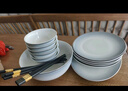 JOVR碗套裝高檔餐具整套家用景德鎮陶瓷北歐風(fēng)喬遷送禮陶瓷餐具碗套裝 8人食配湯碗【禮盒裝】 40頭 曬單實(shí)拍圖
