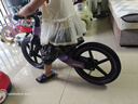 喜爾唯兒童平衡車可調(diào)節(jié)1到12歲寶寶滑步車小孩自行車輕便無腳踏自行車 14寸 暗夜紫【4-10歲適用】 +禮包 曬單實(shí)拍圖