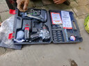 歐萊德（OU LAI DE）21V無(wú)刷鋰電鉆工具箱家用組合工具箱電動(dòng)螺絲刀五金工具箱 曬單實(shí)拍圖