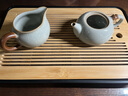 初伍竹制茶盤(pán)茶具套裝家用小型瀝水茶臺汝窯功夫茶壺茶杯輕奢高檔套餐 曬單實(shí)拍圖