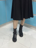 愛(ài)步（ECCO）靴子女 2025新款時(shí)尚經(jīng)典百搭女士牛皮靴子 都市阿姆222083 黑色22208351052 39 曬單實(shí)拍圖