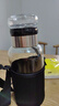 【送杯套】大容量加厚玻璃杯子便攜噸噸杯茶水分離帶杯套泡茶水杯 透明 1000ml噸噸桶 1只裝 曬單實(shí)拍圖