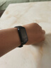 臣頌（CHENSONG）適用華為手環(huán)8/9/10/NFC版硅膠表帶 huawei band八九十代標準版智能運動(dòng)腕帶 黑 曬單實(shí)拍圖