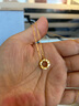 周大生復(fù)購補(bǔ)貼黃金套鏈女足金頸飾5G碎碎冰環(huán)項鏈七夕禮物送女友 3.96g 曬單實拍圖