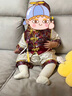 WVD美國品牌新款套裝男寶寶百天周歲生日宴禮服男孩中國風(fēng)喜慶抓周服春秋三件套紅73 曬單實(shí)拍圖