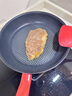 特福（Tefal）平底鍋家用牛排不粘煎鍋少油煙有鈦煎餅鍋電磁爐燃氣灶通用26cm 曬單實拍圖