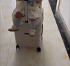 JOYGATRIP兒童行李箱可坐20英寸寶媽遛娃神器男女孩旅行箱寶寶登機拉桿箱24 雪糕灰-鋁框款【1-10歲寶寶可坐】 20英寸 可登機【可承重200斤】 曬單實拍圖