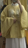 重回漢唐溶溶月豎領(lǐng)對襟襖馬面裙套裝原創(chuàng  )明制漢服女款秋冬款 淺黃色豎領(lǐng)對襟襖/預售 付款45天 M 曬單實(shí)拍圖