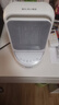 海爾（Haier）取暖器家用暖風(fēng)機電熱臺式桌面電暖器省電小型烤火爐浴室嬰兒熱風(fēng)機辦公室暖腳神器臥室電暖風(fēng)速熱 【無(wú)光輕音+恒溫省電】觸屏遙控款HNS1507 曬單實(shí)拍圖