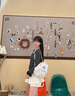 hanayo品牌新款輕奢包包女包書(shū)包小眾時(shí)尚雙肩包女生通勤旅行百搭背包 白色條紋 曬單實(shí)拍圖