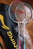 李寧（LI-NING）羽毛球拍雷霆9碳復(fù)合對(duì)拍碳素中桿娛樂(lè)休閑初學(xué)者已拉線送球手膠 曬單實(shí)拍圖