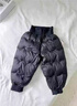 歐孕（OUYUN）寶寶羽絨褲外穿冬季新款男童女童兒童嬰兒90白鴨絨褲子男 印象黑 [90白鴨絨 A類(lèi)標準] 100 [建議身高90cm-100cm] 曬單實(shí)拍圖