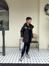 波司登（BOSIDENG）25新款羽絨服童中長(cháng)款5A抗菌絨極寒連帽冬加厚外套T250242340Q 迷彩黑9813 150 /72 約 140-150cm 36kg 曬單實(shí)拍圖