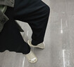 蕉下（beneunder）休閑褲子男長(cháng)褲秋冬軟殼直筒褲加絨ST737漫暮黑XL 曬單實(shí)拍圖