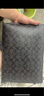 蔻馳（COACH）【品牌直供】男士CARRY ALL經(jīng)典老花印花手拿包灰黑色 七夕禮物 曬單實拍圖