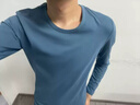 浪莎10A級抗菌秋衣秋褲男秋冬季棉毛衫保暖內衣薄款高彈修身打底套裝 · 【灰藍套裝】·   抗菌保暖彈力棉 XL /175 曬單實(shí)拍圖