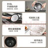 蘇泊爾（SUPOR）電飯煲0涂層無(wú)涂層家用3-4人316L不銹鋼IH加熱4L大容量圓厚釜內膽玻璃面板智能多功能SF40HC4896 曬單實(shí)拍圖