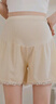 婧麒（JOYNCLEON）孕婦褲夏季薄款外穿冰絲安全褲女防走光打底褲 膚色XXL jyk177717 曬單實(shí)拍圖