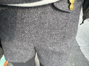 紅袖商場(chǎng)同款質(zhì)感毛呢短褲冬季2024新款女裝收腰A字側拉顯瘦休閑褲 高級灰064 S 曬單實(shí)拍圖