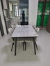 顧家家居（KUKA）簡(jiǎn)約巖板餐桌廚房客廳DS7176T 1.4M方桌（升級(jí)版）+蝴蝶椅*4 曬單實(shí)拍圖