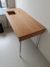 小半家具實(shí)木書(shū)桌小戶(hù)型北歐櫻桃木家用書(shū)桌椅日式電腦學(xué)習寫(xiě)字臺  曬單實(shí)拍圖