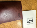 必記（biji） 2026年商務(wù)辦公日程本時(shí)間管理效率手冊一日一頁(yè)日歷本記事本365天計劃本工作筆記本子可定制logo A5-棕色【2026全年】 曬單實(shí)拍圖