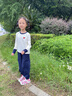 MQDMINI童裝女童長(cháng)袖T恤5A抗菌兒童t恤甜美百搭打底上衣 愛(ài)心狗 曬單實(shí)拍圖