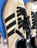 阿迪達斯 （adidas）三葉草系列  SAMBA OG W 女休閑鞋 ID0478 米白/淺卡其 37 曬單實拍圖