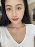 唯一（Winy）一克拉莫桑鉆純銀項(xiàng)鏈女2025新款吊墜生日七夕情人節(jié)禮物送女友 曬單實(shí)拍圖