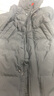 鴨鴨王一博同款312g充絨防寒羽絨服長(cháng)款男女極寒加厚冬季保暖外套HY 青光黑色-YE4B001056A S 曬單實(shí)拍圖