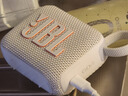 JBL GO4 音樂金磚四代 藍牙音箱 戶外便攜音箱 電腦音響 jbl go4 iphone16pro適用 禮物小音箱 月光白 曬單實拍圖