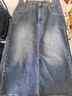 森馬（Semir）森柔牛仔|商場(chǎng)同款牛仔半身裙女開(kāi)叉直筒裙2025秋季103525120001 曬單實(shí)拍圖