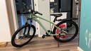 迪卡儂EXPL50山地自行車(chē)ST100碟剎鋁合金車(chē)架成人休閑通勤自行車(chē) 草綠色M碼【適合身高165-174cm】 27.5英寸 21速 曬單實(shí)拍圖