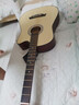 維卡斯（WEIKASI）民謠吉他初學(xué)者木吉他單板新手入門練習(xí)琴guitar吉它學(xué)生男女樂器 38英寸原木色+禮包【初學(xué)推薦】 曬單實(shí)拍圖