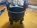 銅鼎擺件仿古青銅器西周大克鼎辦公桌玄關(guān)桌面工藝品大型落地擺設 沙金高14cm【配底座】 曬單實(shí)拍圖