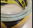 米樂(lè )奇 黑黃安全警示膠帶 4.8cm*33米*6卷 加厚PVC斑馬線(xiàn)定位標識地標線(xiàn)隔離警戒線(xiàn)耐磨防水 曬單實(shí)拍圖