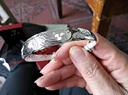 中國珠寶生日禮物送女友銀手鐲女999足銀鐲子送媽媽丈母娘母親奶奶 曬單實(shí)拍圖