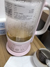 北鼎煮茶養生壺 多功能保溫壺 辦公室煮茶壺 分體式便攜煮茶器 玻璃恒溫燒水壺 花茶咖萃取壺 【萃取版】豬豬粉K36+萃取籃| 0.6L 曬單實(shí)拍圖