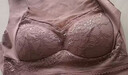 莫代爾免穿文胸帶胸墊加絨保暖內衣女士秋冬季無(wú)痕蕾絲得絨內搭打底背心 駝色 170(XL) 100-120斤 曬單實(shí)拍圖
