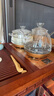 金灶（KAMJOVE） 移動(dòng)茶車(chē)功夫茶盤(pán)茶桌家用茶臺移動(dòng)茶幾泡茶柜自動(dòng)上水茶具套裝 搭配H9茶藝爐套裝 1個(gè) 曬單實(shí)拍圖